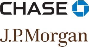 the Chase and JP Morgan logos
