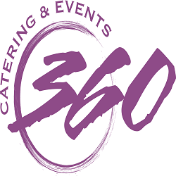 360 Catering Logo Purple