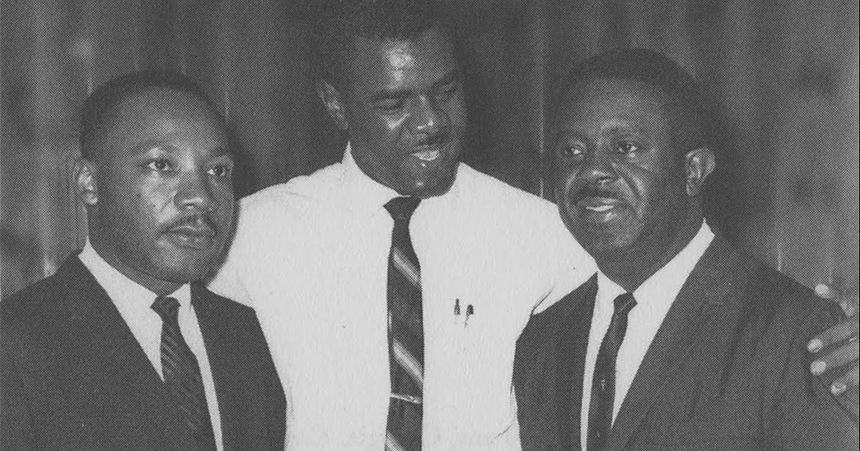 Dr. Anderson, Rev. Martin Luther King Jr. And Rev. Ralph David Abernathy