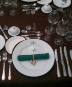 Formal Place Setting 12 Course Dinner