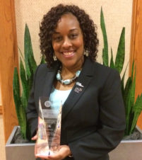 Carolyn Guidry receives award