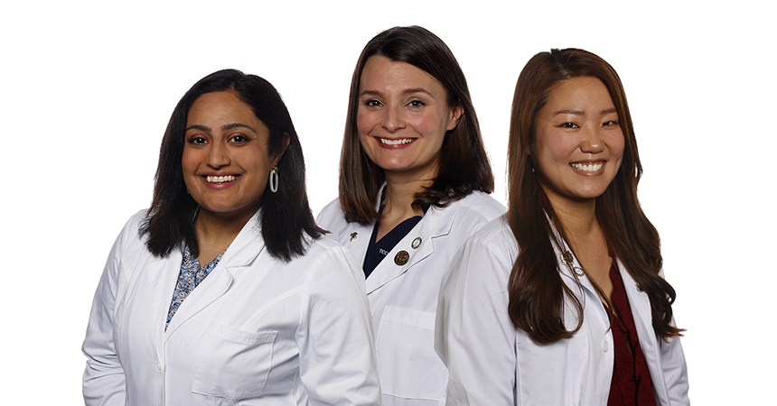 Three female HSC Health doctors