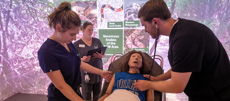 Hsc Students And Staff In Regional Simulation Center