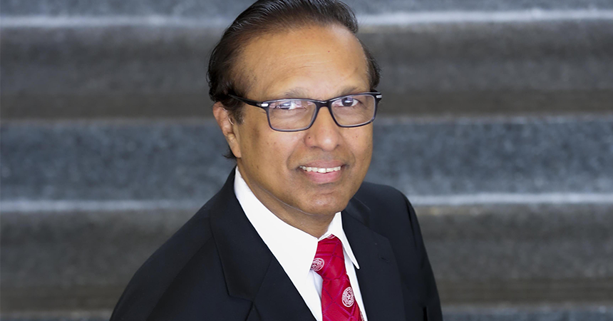 Jamboor K. Vishwanatha, PhD, Regents Professor and Founding Director for the HSC Texas Center for Health Disparities