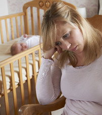 New mother postpartum depression