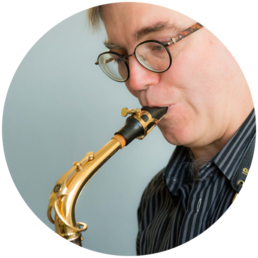 Music professor Eric Nestler struggled with focal dystonia, which prevented him from playing the saxophone.