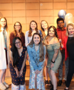 HSC School of Public Health students, faculty and staff celebrate during End of Year awards ceremony