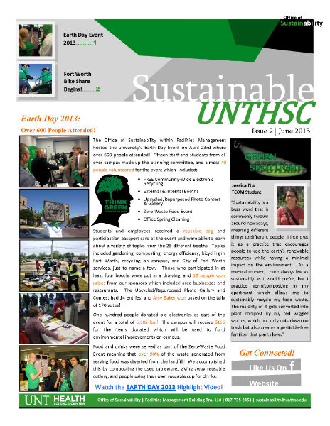 Newsletter June 2013