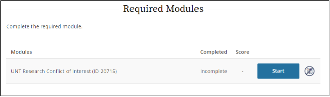 Required Modules