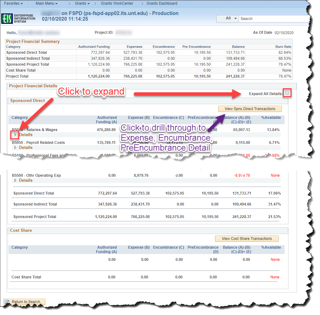 Step 8 Summary To Transactions