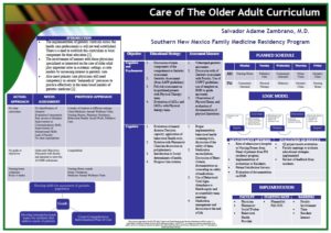 Care Of The Older Adult Curriculum Salvador Adame Zambrano, M.d.