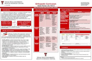 Orthopedic Curriculum Nolan Farmer