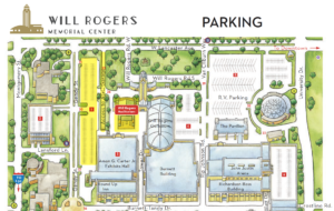 Will Rogers Memorial Center Parking Map