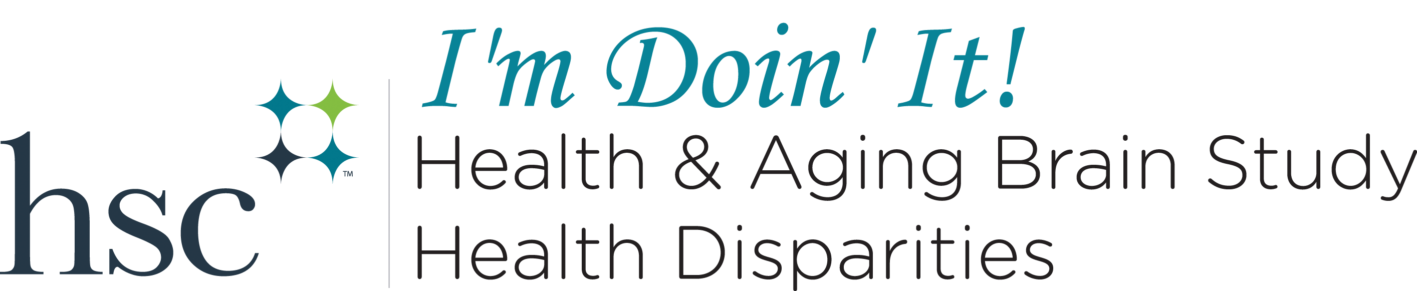 HSC Health and Aging Brain Study Health Disparities I'm Doing It Logo